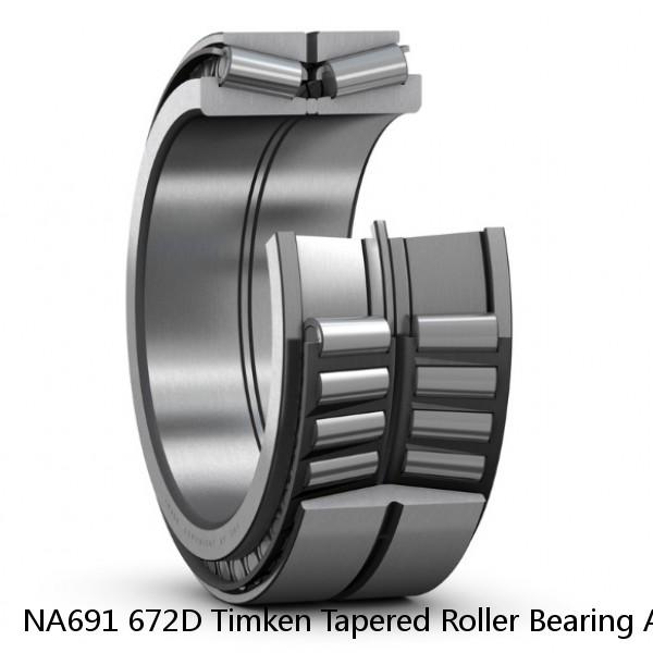 NA691 672D Timken Tapered Roller Bearing Assembly