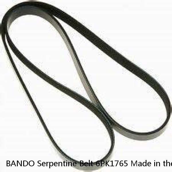 BANDO Serpentine Belt 6PK1765 Made in the USA OEM Quality #1 image